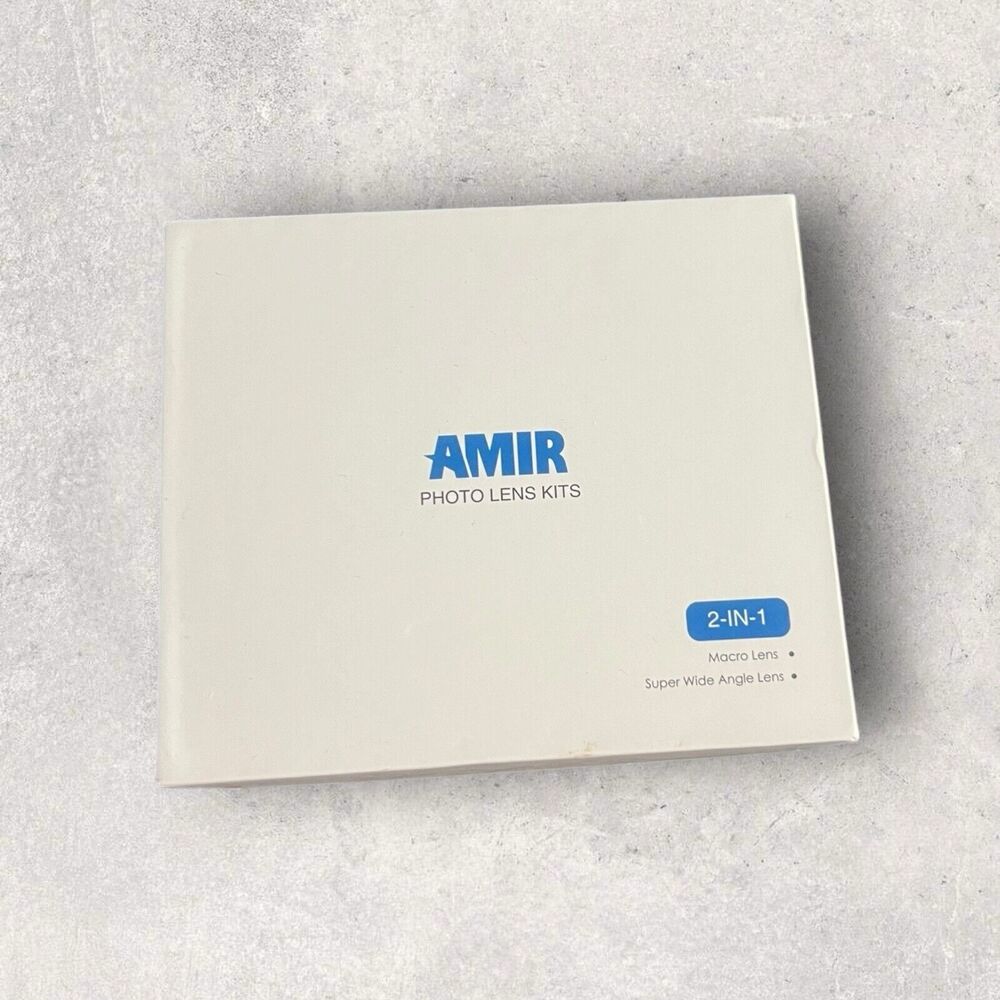Amir Photo Lens kit, 2 In 1, Macro And Super Wide Lens